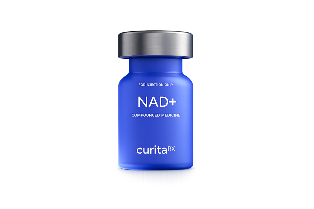 NAD+ compounded medicine illustration