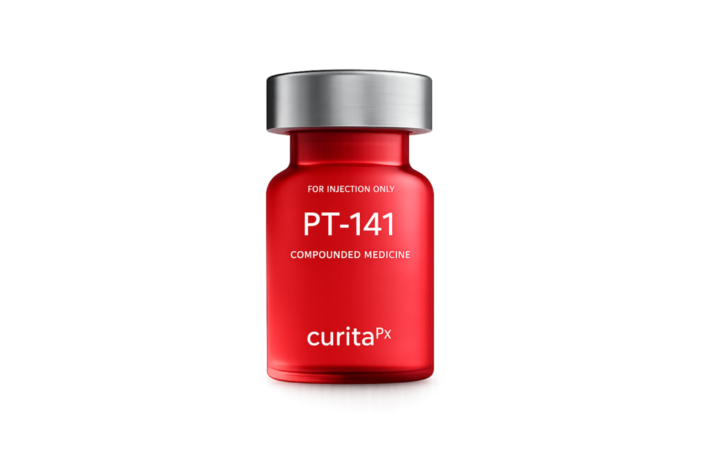 PT-141 Compounded Medicine Red illustration
